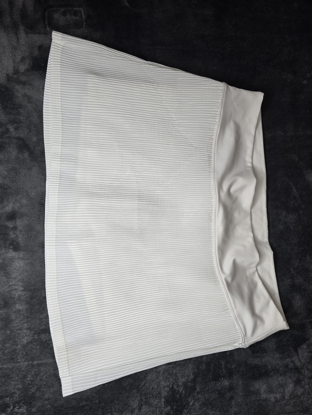 all in motion White Ribbed Mini Skirt